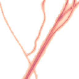 Night-time road noise heatmap for CH3 6RR