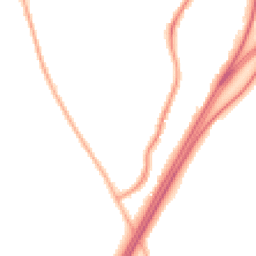 Night-time road noise heatmap for CH3 6RT