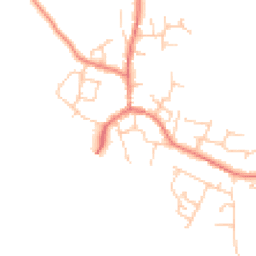 Daytime road noise heatmap for CH3 6RX