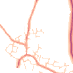 Daytime road noise heatmap for CH3 6RZ