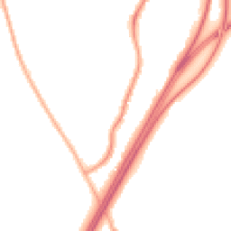 Night-time road noise heatmap for CH3 6SA