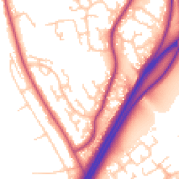 Daytime road noise heatmap for CH3 6SB