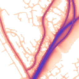 Daytime road noise heatmap for CH3 6SD