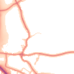 Daytime road noise heatmap for CH3 7AA