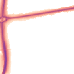 Night-time road noise heatmap for CH3 7DN