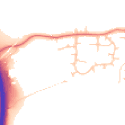 Daytime road noise heatmap for CH3 7EJ