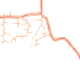 Daytime road noise heatmap for CH3 7EN
