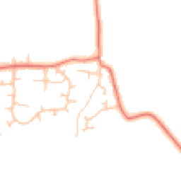 Daytime road noise heatmap for CH3 7EW