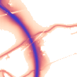 Daytime road noise heatmap for CH3 7EX