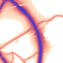 Daytime road noise heatmap for CH3 7EZ