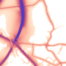 Daytime road noise heatmap for CH3 7FD
