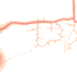 Daytime road noise heatmap for CH3 7HE