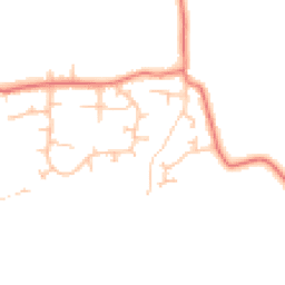 Daytime road noise heatmap for CH3 7HH