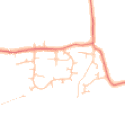 Daytime road noise heatmap for CH3 7HJ