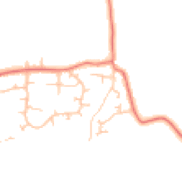 Daytime road noise heatmap for CH3 7HL