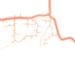 Daytime road noise heatmap for CH3 7HQ