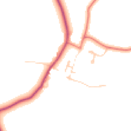 Daytime road noise heatmap for CH3 7JE