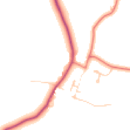 Daytime road noise heatmap for CH3 7JL