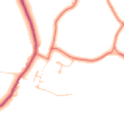 Daytime road noise heatmap for CH3 7LH