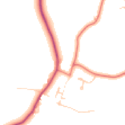Daytime road noise heatmap for CH3 7LU