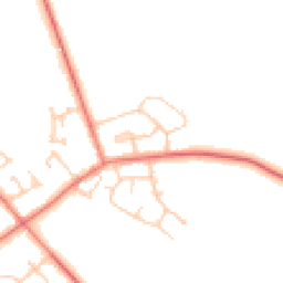Daytime road noise heatmap for CH3 7NJ