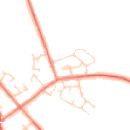 Daytime road noise heatmap for CH3 7NL