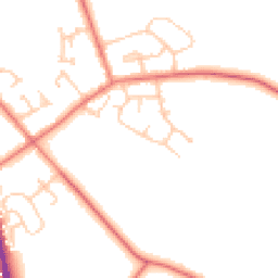 Daytime road noise heatmap for CH3 7NN