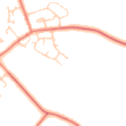 Daytime road noise heatmap for CH3 7NU