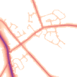 Daytime road noise heatmap for CH3 7PF