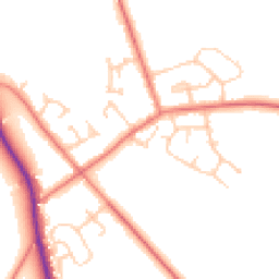 Daytime road noise heatmap for CH3 7PX