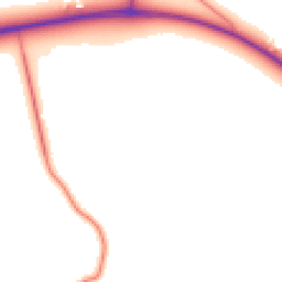 Daytime road noise heatmap for CH3 7QA