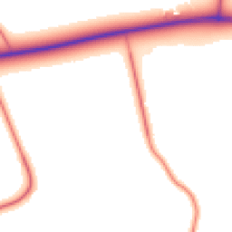 Daytime road noise heatmap for CH3 7QB