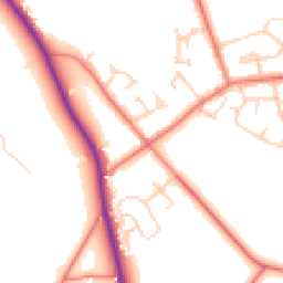 Daytime road noise heatmap for CH3 7QP