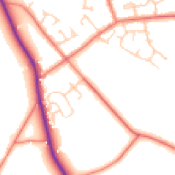 Daytime road noise heatmap for CH3 7QT
