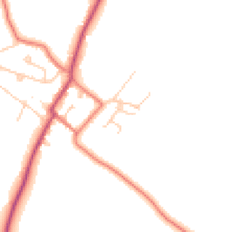 Daytime road noise heatmap for CH3 8BR