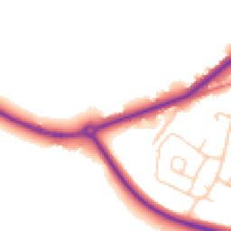 Daytime road noise heatmap for CH3 8EH