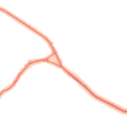 Daytime road noise heatmap for CH3 8NX