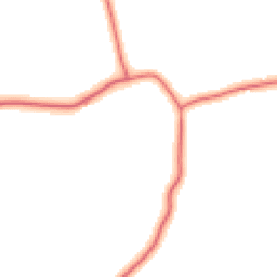 Daytime road noise heatmap for CH3 9BZ