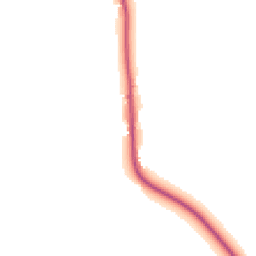 Night-time road noise heatmap for CH3 9DJ