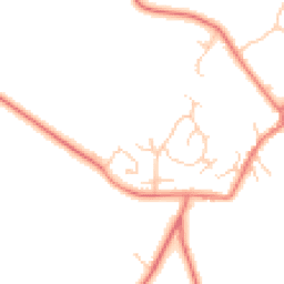 Daytime road noise heatmap for CH3 9HB