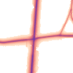 Daytime road noise heatmap for CH3 9JZ