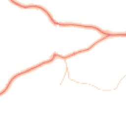 Daytime road noise heatmap for CH3 9NZ
