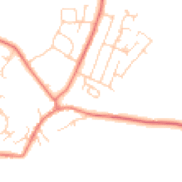 Daytime road noise heatmap for CH3 9PU