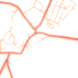 Daytime road noise heatmap for CH3 9PW