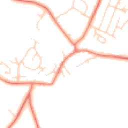 Daytime road noise heatmap for CH3 9PX