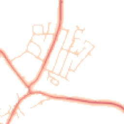 Daytime road noise heatmap for CH3 9QG