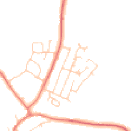 Daytime road noise heatmap for CH3 9QP