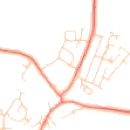 Daytime road noise heatmap for CH3 9QU