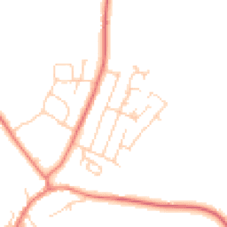 Daytime road noise heatmap for CH3 9QW