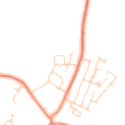 Daytime road noise heatmap for CH3 9QX